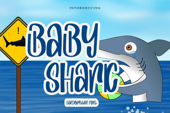 Baby Shark: A Playful Font for Creative Design