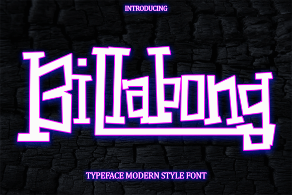 Billabong: The Cool, Graffiti-Styled Display Font for Modern Design