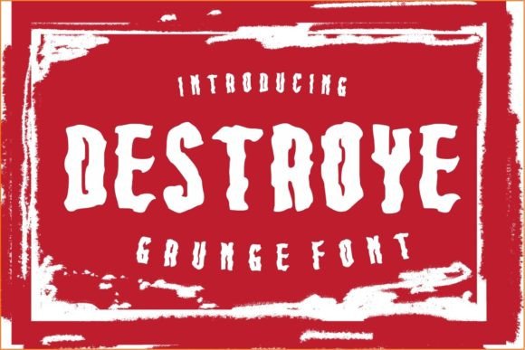 Destroye: The Bold Font for Impactful Design