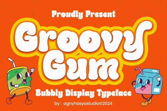 Groovy Gum: A Playful Font for Vibrant Design