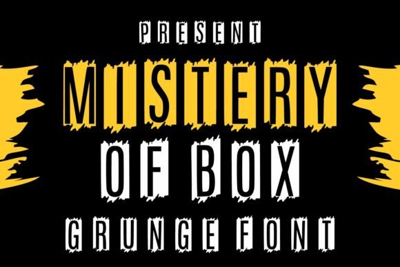 Mistery of Box: A Grunge Font for Bold Design